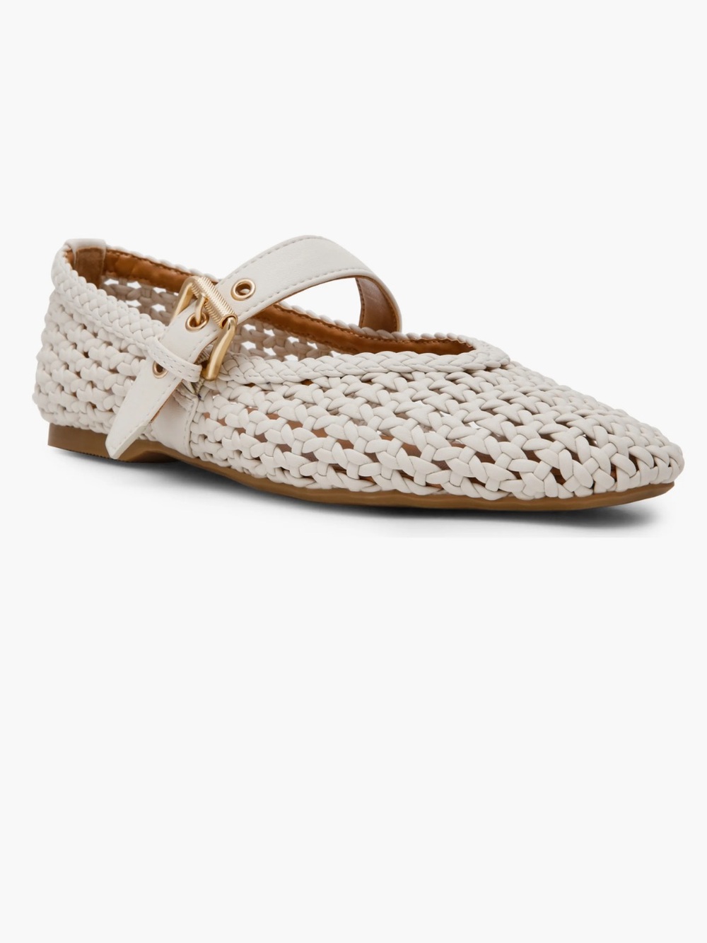 DV Dolce Vita Mulaney Mary
Jane Flats ivory 7 gently used